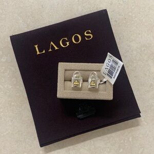 Two-Tone Lagos Lock Studs